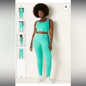 PINK Victoria's Secret Aqua Leggings Set